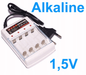 Cargador de pilas alcalinas 1,5 V BS2015 - 804 - Quierox - Tienda Online