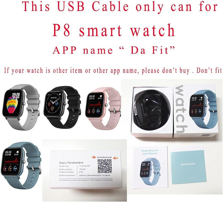 Cargador magnético portátil compatible con reloj P8 - Quierox - Tienda Online