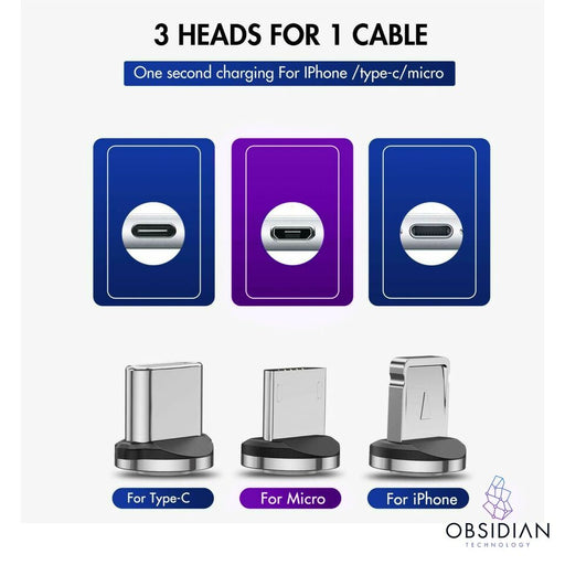 Cargador para coche, rápido y magnético Cable Thunderbolt - Quierox - Tienda Online