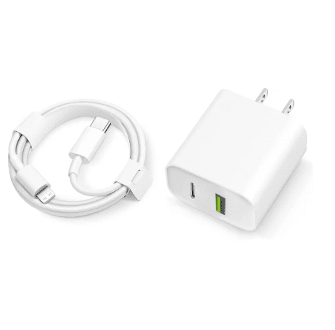 Cargador rápido USB tipo C para iPhone, cable de carga, 20 W - Quierox - Tienda Online