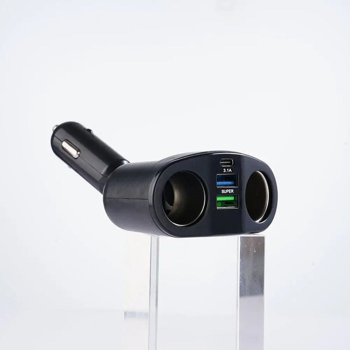 Cargador USB PD para encendedor de coche, divisor de doble toma USB, adaptador para coche - Quierox - Tienda Online