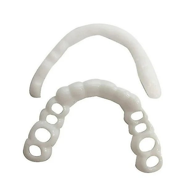 Carillas Snap - On Smile Instant Perfect Smile, cómodas prótesis flexibles para dientes superiores e inferiores - Quierox - Tienda Online