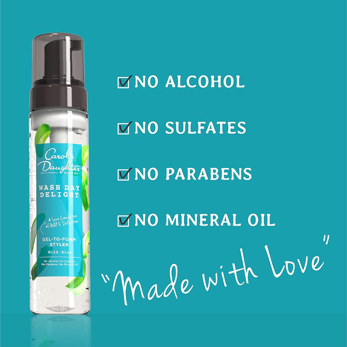 Carol's Daughter Wash Day Delight - Gel para el cabello con espuma - Quierox - Tienda Online