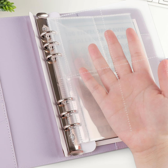 Carpeta de ahorro y presupuesto con 100 sobres, desafío de ahorro - Quierox - Tienda Online