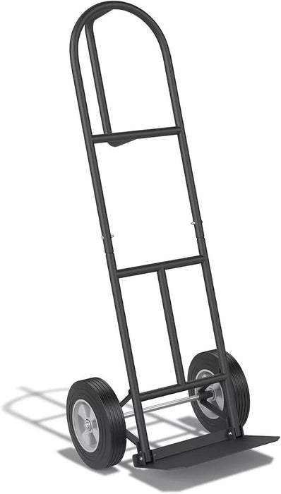 Carretilla de mano para transportar cajas con ruedas de 25 cm, carga doble de 300 kg, 51 x 48 x 132 cm - Quierox - Tienda Online