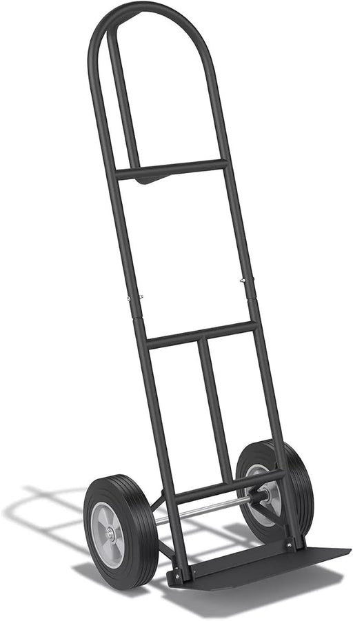 Carretilla de mano para transportar cajas con ruedas de 25 cm, carga doble de 300 kg, 51 x 48 x 132 cm - Quierox - Tienda Online