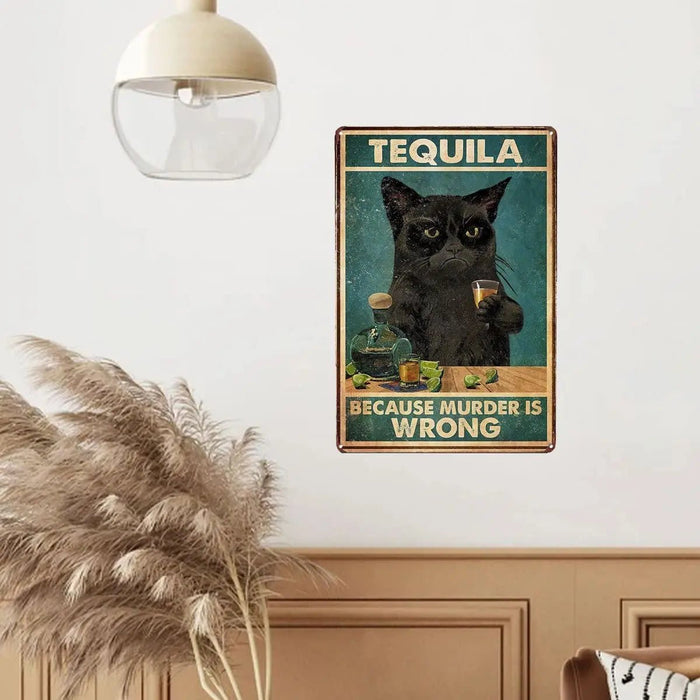 Cartel de hojalata de hierro Vintage - Quierox - Tienda Online