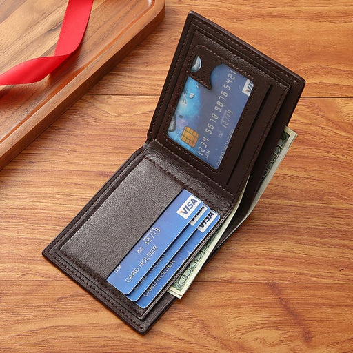 Cartera corta para hombre con estampado de lichi de alta calidad - Quierox - Tienda Online