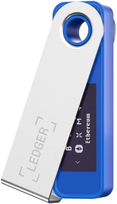 Cartera de hardware Ledger Nano S Plus - Azul - Quierox - Tienda Online