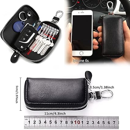 Cartera para llaves de coche de piel de primera calidad unisex - Quierox - Tienda Online