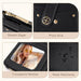 Cartera pequeña para mujer, compacta, de piel vegana, plegable, con tarjetero y monedero - Quierox - Tienda Online