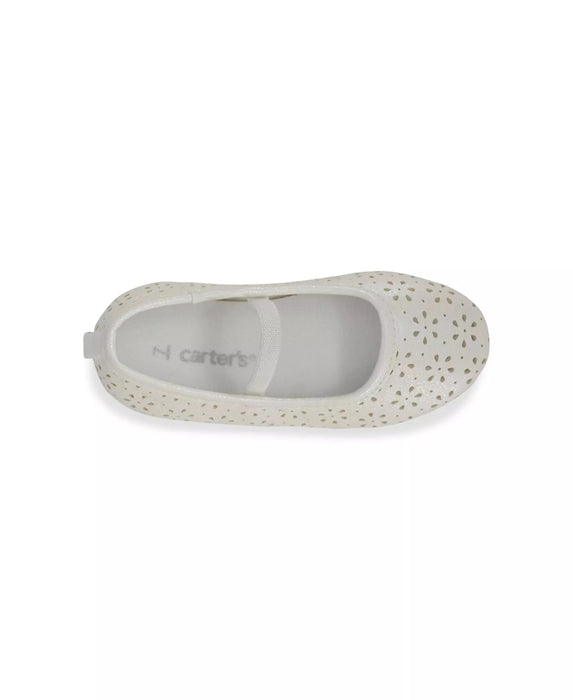 Carter's Bailarinas florales para niña - Blanco - Quierox - Tienda Online