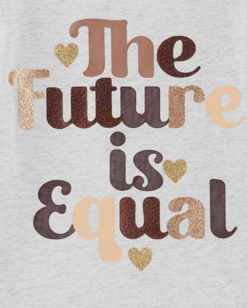 Carter's Camiseta con gráfico de volantes y eslogan para niños pequeños - Quierox - Tienda Online