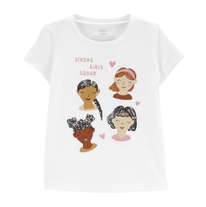 Carter's Camiseta gráfica para niñas Kid Strong - Quierox - Tienda Online