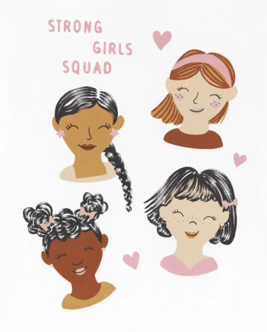 Carter's Camiseta gráfica para niñas Kid Strong - Quierox - Tienda Online