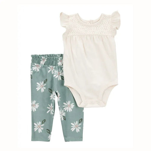 Carter's Conjunto 2 Piezas Body y Pantalon Bebé Niña - Quierox - Tienda Online