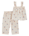 Carter's Conjunto de 2 piezas de camiseta de tirantes y pantalón con estampado floral para bebé niña - Quierox - Tienda Online