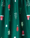 CARTERS Conjunto de dos piezas para niñas con estampado de árboles verdes: y vestido a juego para muñeca - Verde - Quierox - Tienda Online