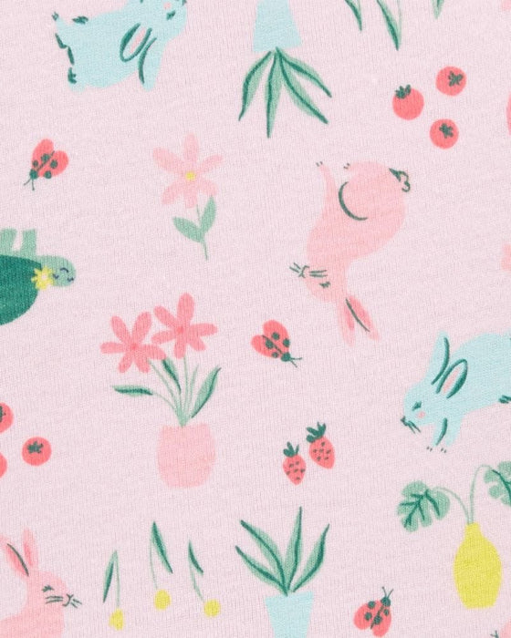 Carter's Conjunto de niña Tee Chambray - 2 piezas - Quierox - Tienda Online