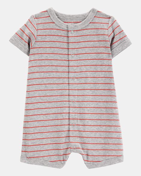 CARTER'S Mameluco de manga corta para bebé niño, estampado de cangrejos a rayas - Quierox - Tienda Online