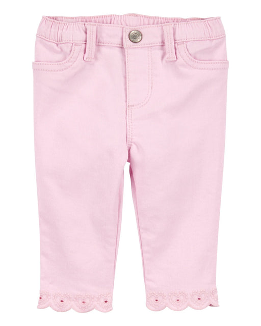 Carter's Pantalón de algodón, con dobladillo bordado - Quierox - Tienda Online