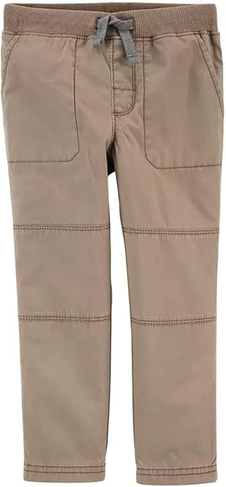 Carter's - Pantalones de popelina con rodillas reforzadas y sin cierres para niños - Quierox - Tienda Online