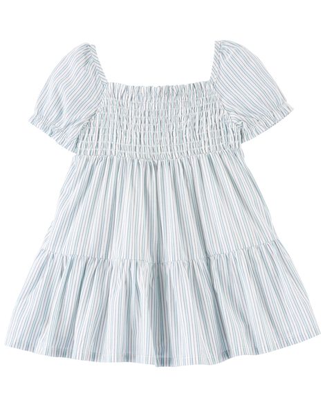 Carter's Vestido de algodón con mangas abullonadas y capas para bebé - Quierox - Tienda Online