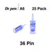Cartuchos de repuesto Dr. Pen A6 de 36 pines (paquete de 25) - Quierox - Tienda Online