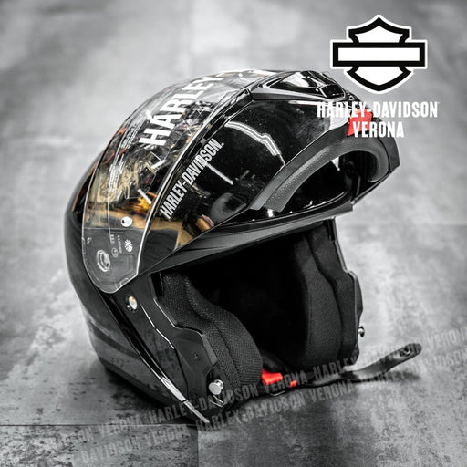 Casco modular Harley - Davidson® Capstone en negro brillante - Quierox - Tienda Online