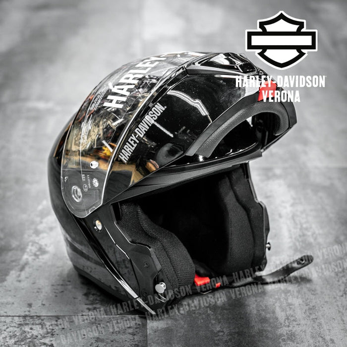 Casco modular Harley - Davidson® Capstone en negro brillante - Quierox - Tienda Online