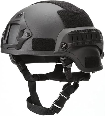 Casco táctico rápido tipo PJ Paintball Airsoft ACH con rieles laterales y montaje NVG - Quierox - Tienda Online