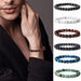 CASDAN - 12 piezas de pulseras de cuentas de piedras preciosas semipreciosas - Quierox - Tienda Online