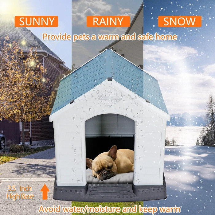Caseta para perros Bestpet con ventilación, para interior y exterior - Quierox - Tienda Online