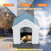 Caseta para perros Bestpet con ventilación, para interior y exterior - Quierox - Tienda Online