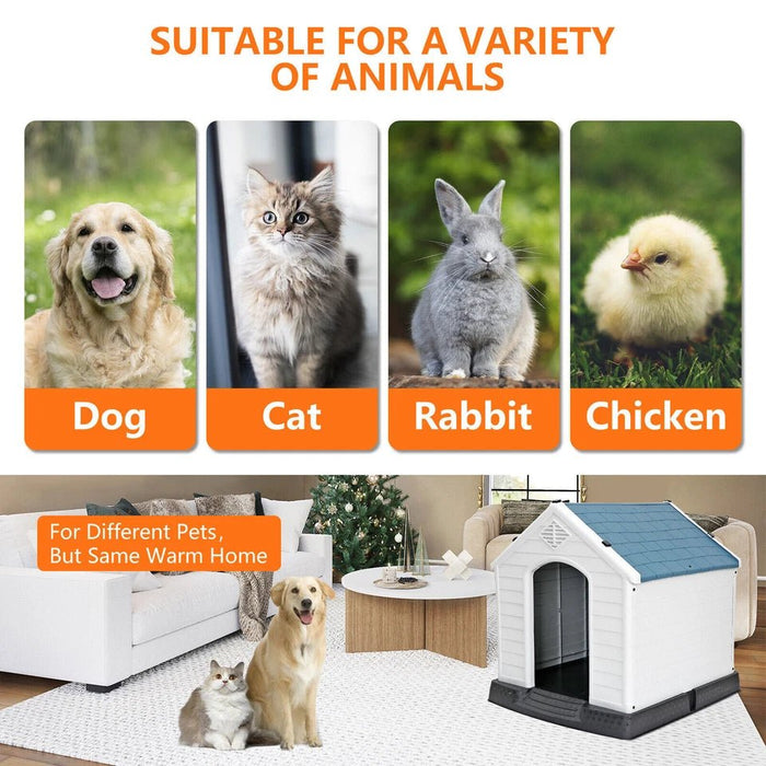 Caseta para perros Bestpet con ventilación, para interior y exterior - Quierox - Tienda Online
