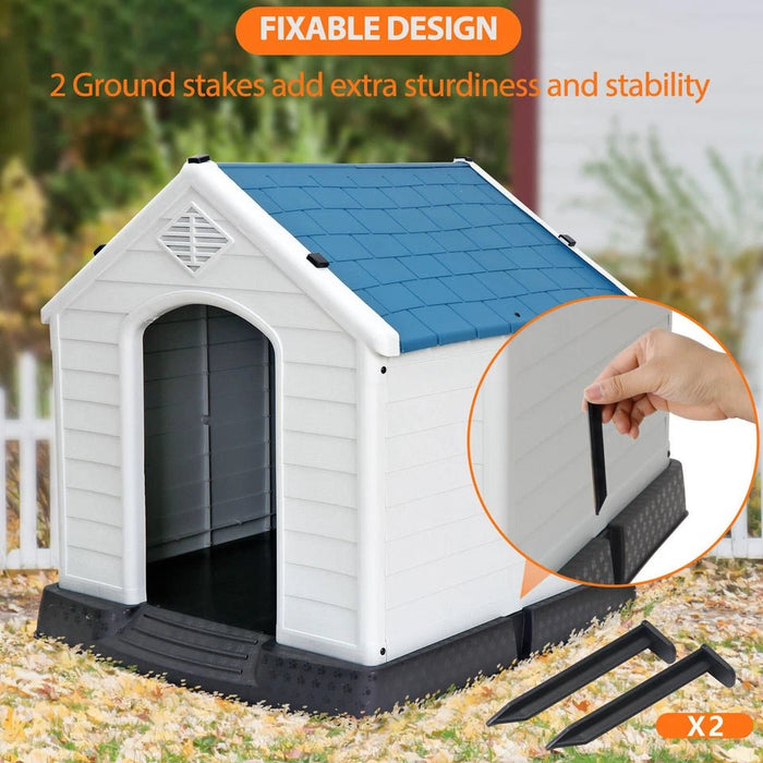 Caseta para perros Bestpet con ventilación, para interior y exterior - Quierox - Tienda Online