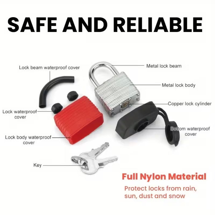 Candado Impermeable de Alta Resistencia (Con Llave)