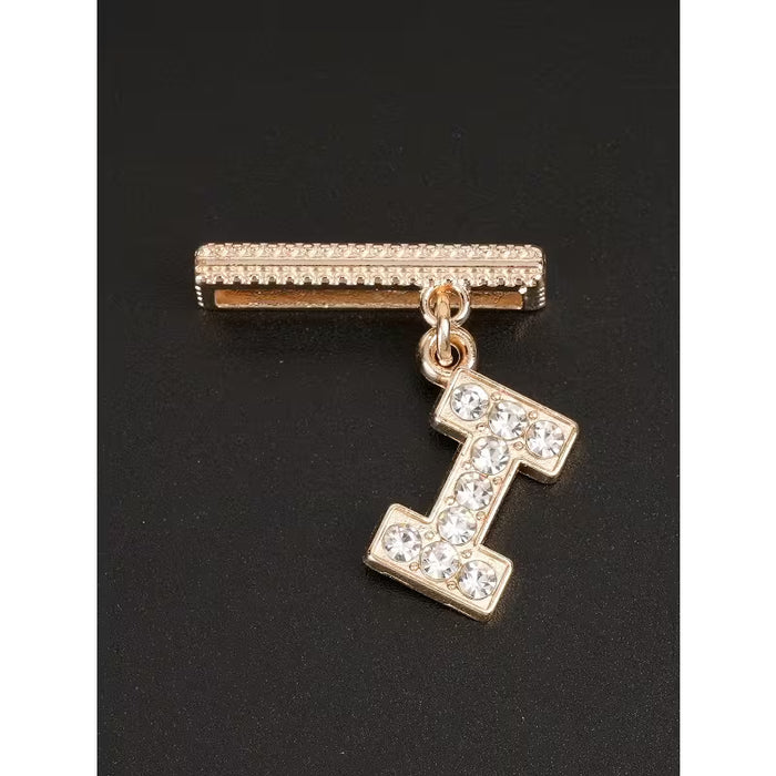 1pc Accesorio de Correa de Reloj de Metal con letra (I)