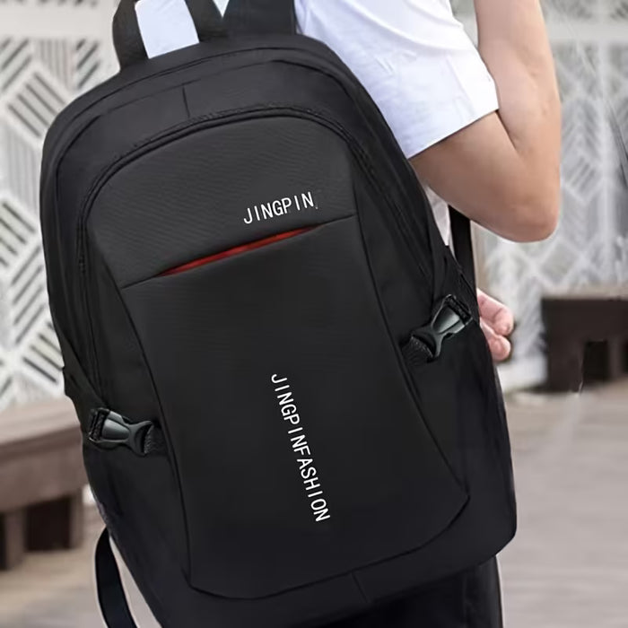 1 Mochila Compacta de Nylon para Hombre de Viaje de Gran Capacidad para Trabajo y Universidad