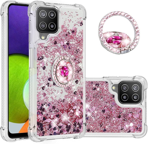 CCSmall Funda transparente con purpurina para Samsung Galaxy A22 4G - Quierox - Tienda Online