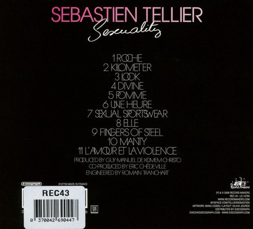 CD de audio, Sexualidad Tellier, Sébastien (Artista) - Quierox - Tienda Online