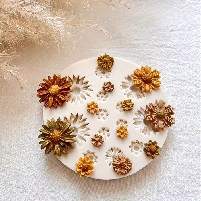 1 Molde de Silicona para Flores, Molde para Arcilla Polimérica