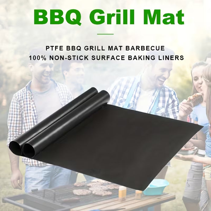 1pcs de Tapetes de Parrilla de Teflón, Resistentes al Calor, Antiadherentes y Reutilizables