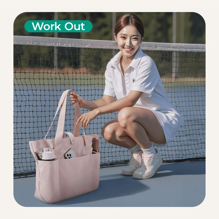 Bolso portátil tote plegable BAGSMART para mujer, con asa superior, ideal para viajes