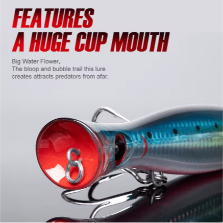 Cebo artificial de superficie para pesca en agua salada GT, 150MM/54.5g - Quierox - Tienda Online