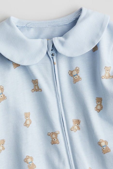 H&M Mono pijama con cuello estampado de osos