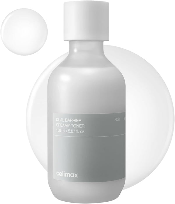 celimax Tónico cremoso de doble barrera | con ceramidas, péptidos, 5.1 fl oz - Quierox - Tienda Online