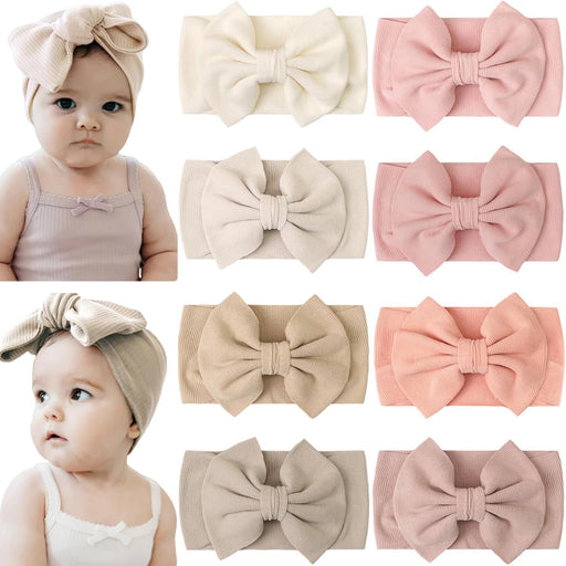 CÉLLOT 8 Colores Diademas Súper Elásticas Suaves con Nudo para Bebé Niña - Quierox - Tienda Online