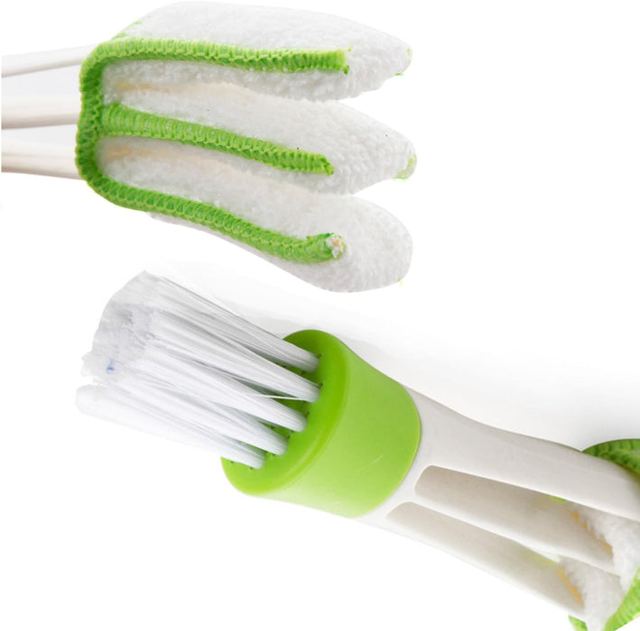 Cepillo 2 en 1 para limpiar las rejillas de ventilación del coche - Quierox - Tienda Online