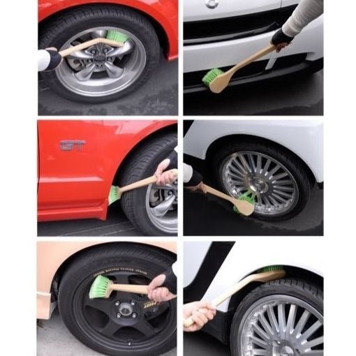 CEPILLO CERDAS VERDES AZOTADAS – LARGO - Quierox - Tienda Online